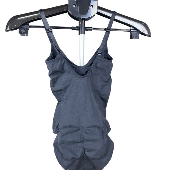 SKIMS Black Bodysuit Shapewear | Women Size S | Adjustable Straps, Slimming Fit - Picture 4 of 7